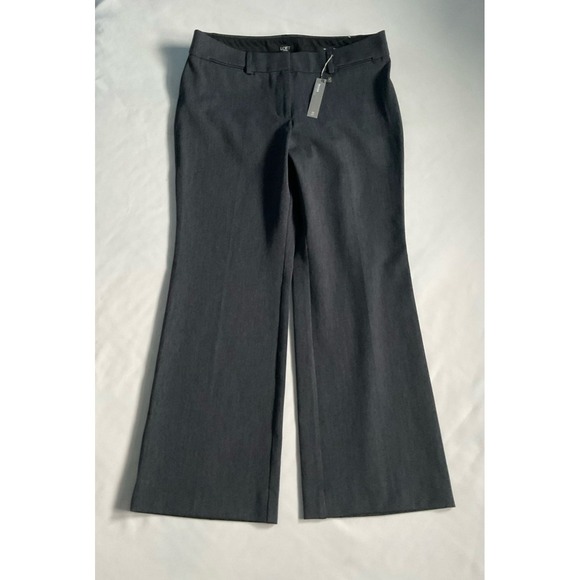 LOFT Pants - Loft Curvy Trousers Womens 12 Charcoal Gray Dress Pants Work Office Casual
